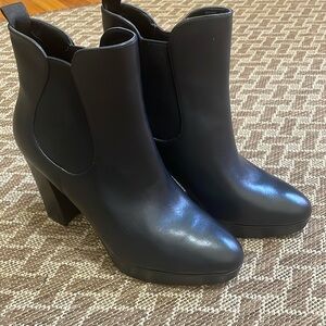 Cole Haan Black Heeled Boots